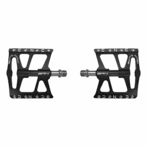 BRN PEDALI FLAT 8 PIN CNC NERO ACCESSORI