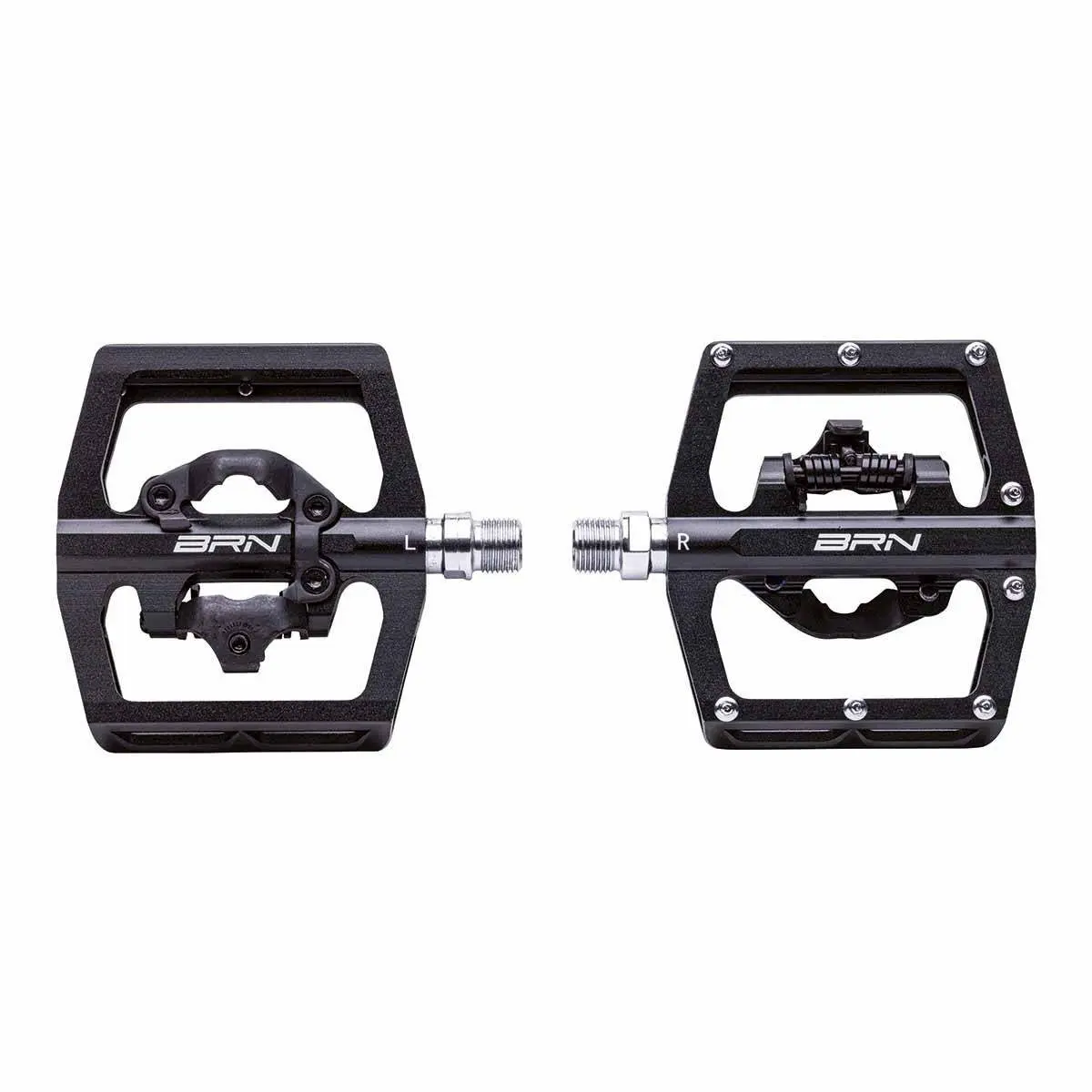 BRN PEDALI FLAT DUAL FUNCTION NERO ACCESSORI BRN PEDALI FLAT DUAL FUNCTION NERO ACCESSORI
