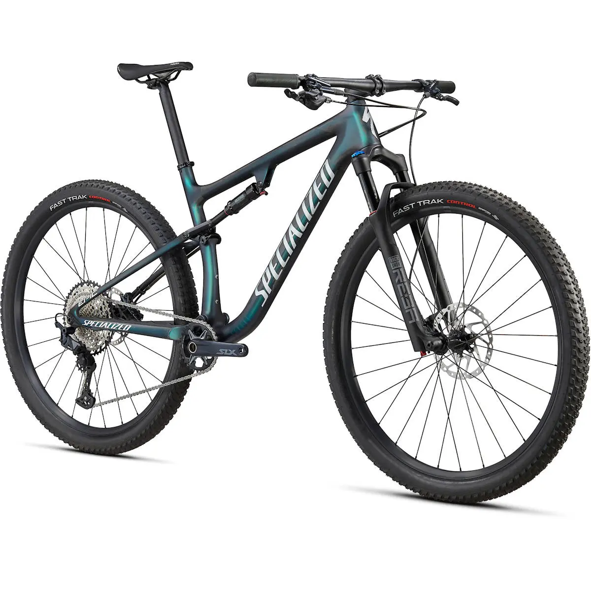 SPECIALIZED EPIC COMP SATIN CARBON/OIL CHAMALEON/FLAKE SILVER BICICLETTE SPECIALIZED EPIC COMP SATIN CARBON/OIL CHAMALEON/FLAKE SILVER BICICLETTE