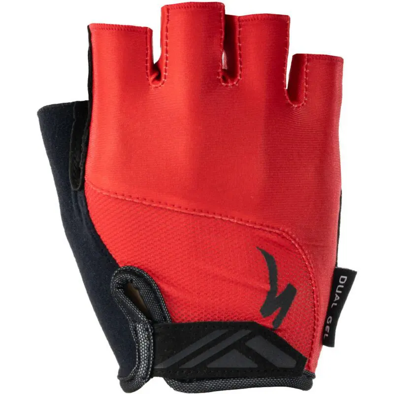 SPECIALIZED GUANTI ESTIVI DITA CORTE BG DUAL GEL ROSSO ABBIGLIAMENTO