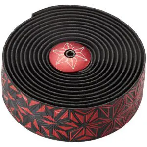 SUPACAZ NASTRO MANUBRIO SUPER STICKY CUSH STAR FADE RED/ANO RED ACCESSORI