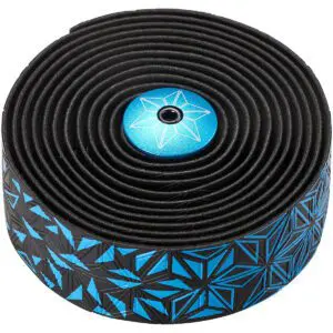 SUPACAZ NASTRO MANUBRIO SUPER STICKY CUSH STAR NEON BLU/NERO ACCESSORI