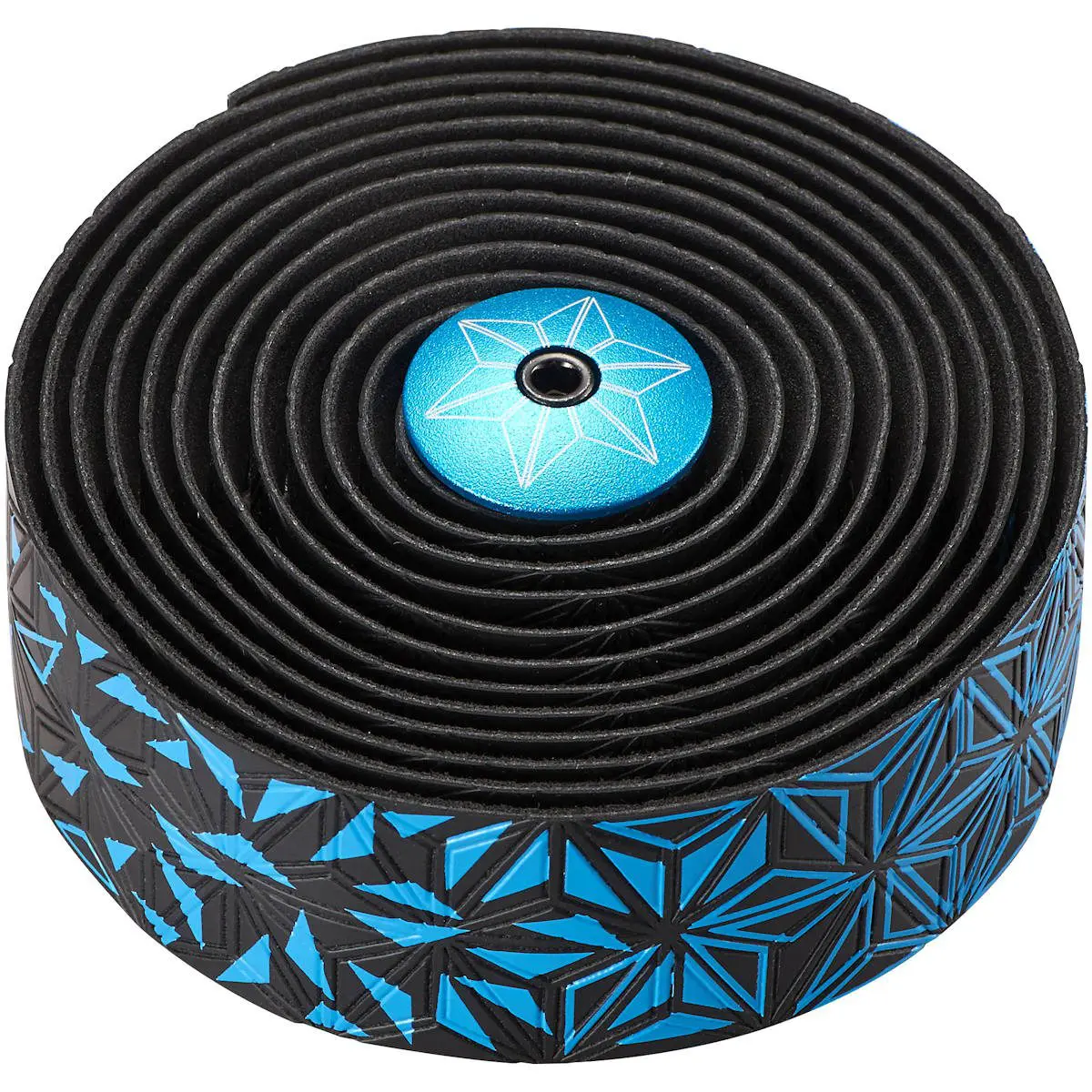 SUPACAZ NASTRO MANUBRIO SUPER STICKY CUSH STAR NEON BLU/NERO ACCESSORI SUPACAZ NASTRO MANUBRIO SUPER STICKY CUSH STAR NEON BLU/NERO ACCESSORI
