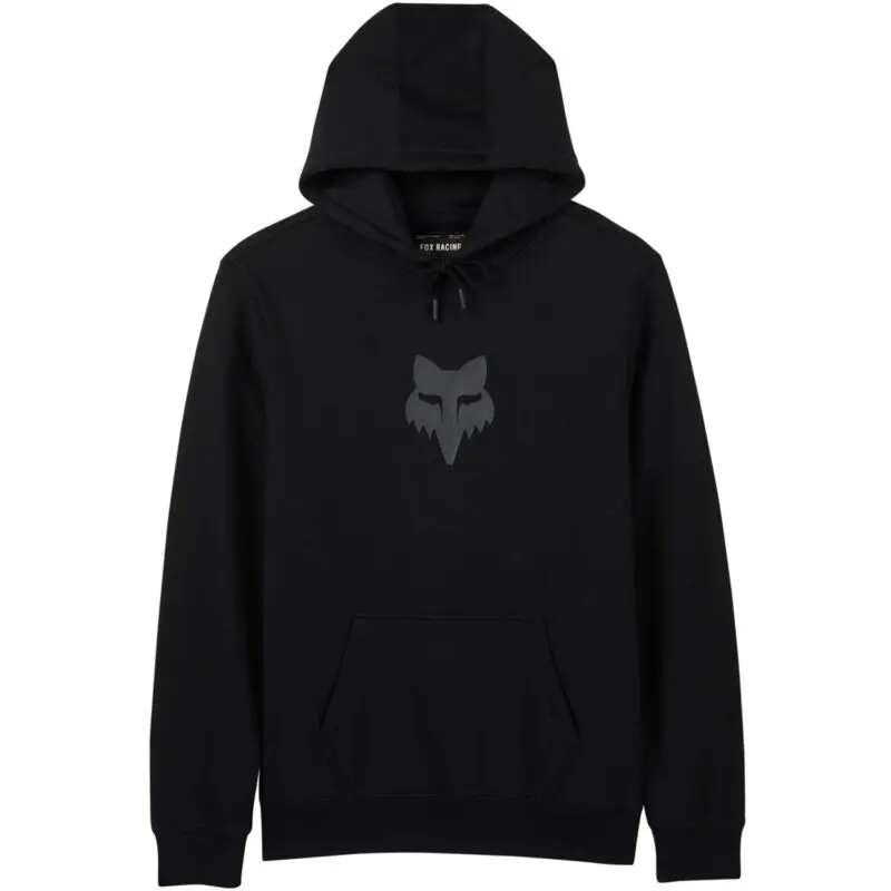 FOX FELPA HEAD CON CAPPUCCIO BLK-BLK ABBIGLIAMENTO