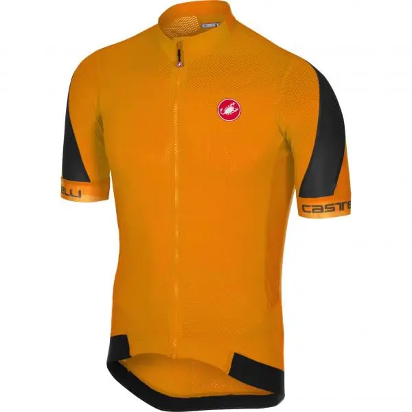MAGLIA MANICA CORTA  VOLATA 2 TAGLIA S ARANCIO/NERO ABBIGLIAMENTO