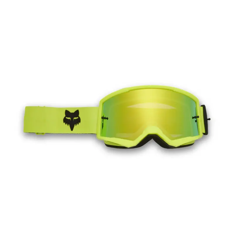 FOX MASCHERA MAIN LENTE A SPECCHIO GIALLO FLUO ABBIGLIAMENTO