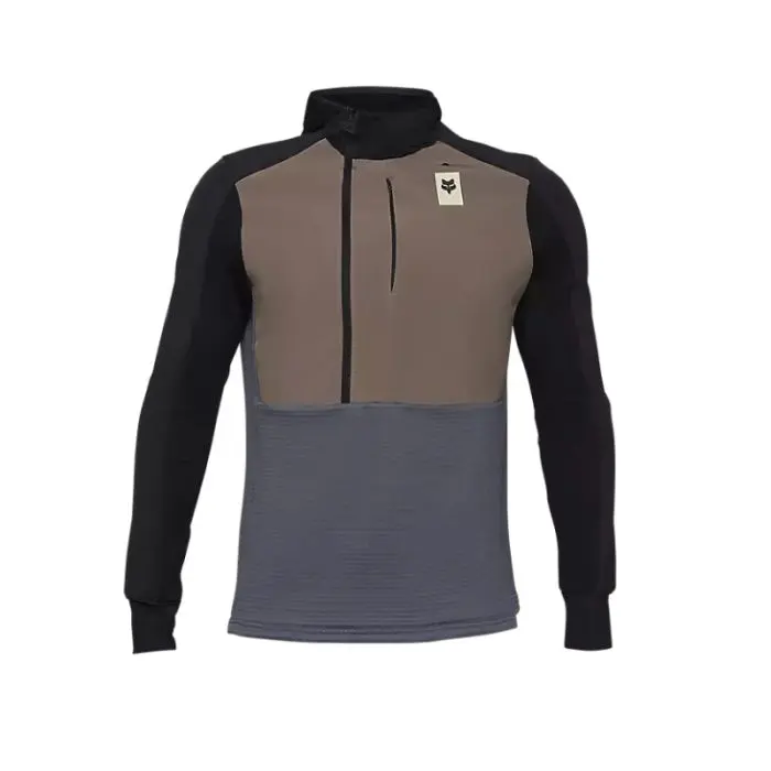FOX MAGLIA CON CAPPUCCIO DEFEND THERMAL CENERE ABBIGLIAMENTO