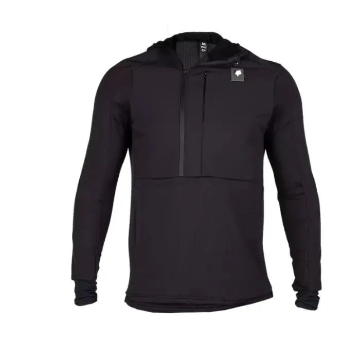 FOX MAGLIA CON CAPPUCCIO DEFEND THERMAL NERO ABBIGLIAMENTO