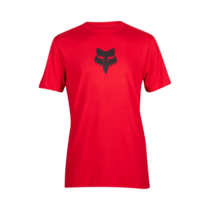 FOX T-SHIRT PREMIUM HEAD ROSSO FUOCO ABBIGLIAMENTO