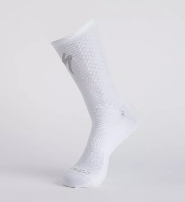 SPECIALIZED CALZE KNIT TALL WHITE/SILVER ABBIGLIAMENTO SPECIALIZED CALZE KNIT TALL WHITE/SILVER ABBIGLIAMENTO