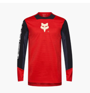FOX MAGLIA ENDURO MANICHE LUNGHE DEFEND ELEVATED ROSSO FLUORESCENTE ABBIGLIAMENTO