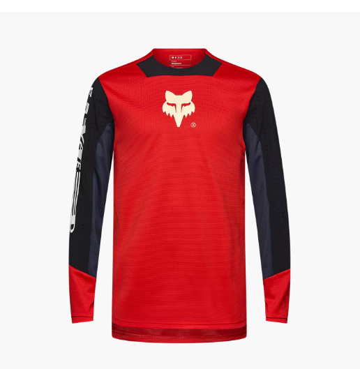 FOX MAGLIA ENDURO MANICHE LUNGHE DEFEND ELEVATED ROSSO FLUORESCENTE ABBIGLIAMENTO