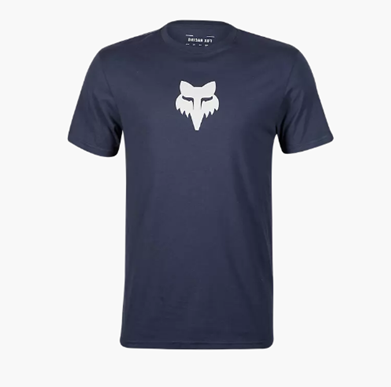 FOX T-SHIRT PREMIUM HEAD BLU NOTTE ABBIGLIAMENTO