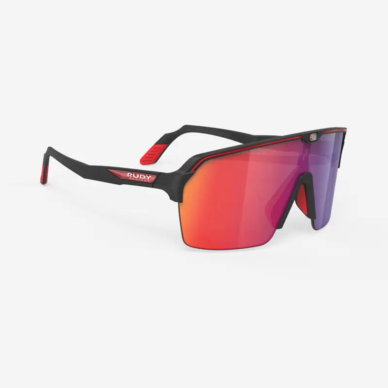 RUDY PROJECT SPINSHIELD AIR BLACK MATTE – MULTILASER RED ABBIGLIAMENTO