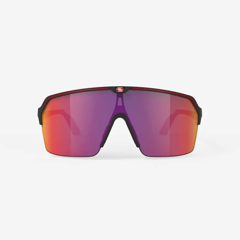 RUDY PROJECT SPINSHIELD AIR BLACK MATTE – MULTILASER RED ABBIGLIAMENTO