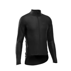 TO FIT GIUBBOTTO MANICHE LUNGHE TEMPESTA NERO ABBIGLIAMENTO