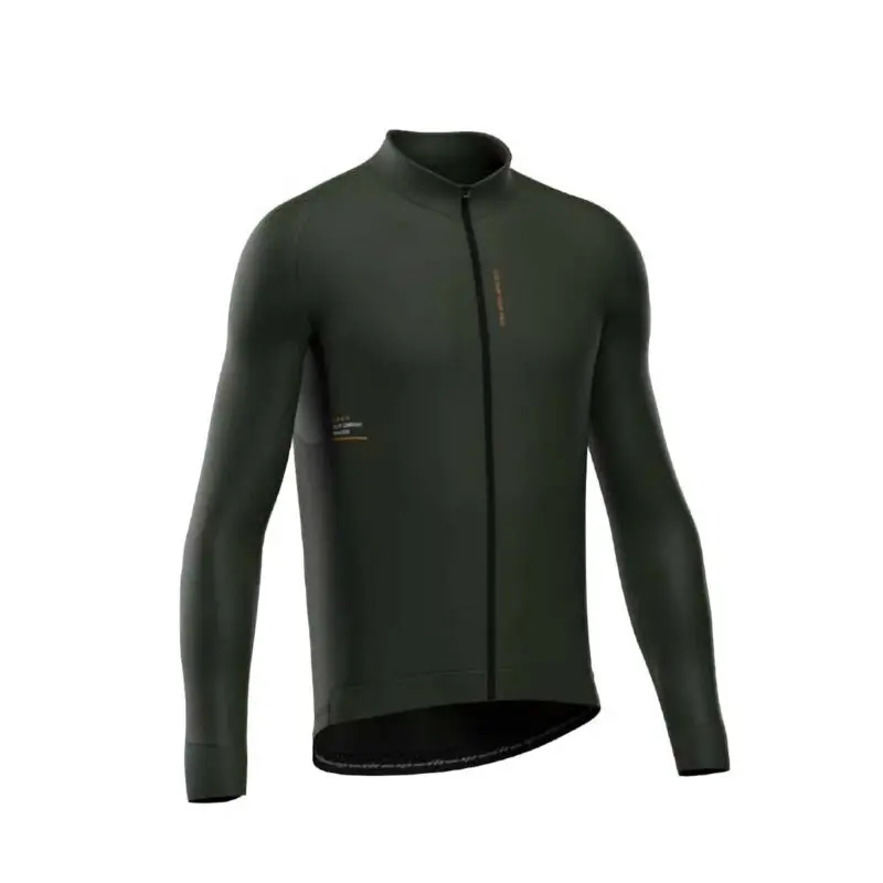 TO FIT MAGLIA MANICHE LUNGHE KATANA TERMOFELPATA UOMO VERDE ARMATA ABBIGLIAMENTO