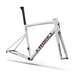 SPECIALIZED TELAIO S-WORKS TARMAC SL8 FACT 12R CARBON GLOSS METALLIC WHITE SILVER / PEARL / BLACK BICICLETTE