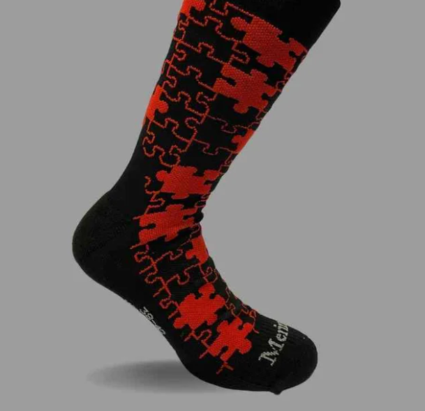 TO FIT CALZINI INVERNALI LANA MERINO PUZZLE NERI ROSSI ABBIGLIAMENTO TO FIT CALZINI INVERNALI LANA MERINO PUZZLE NERI ROSSI ABBIGLIAMENTO