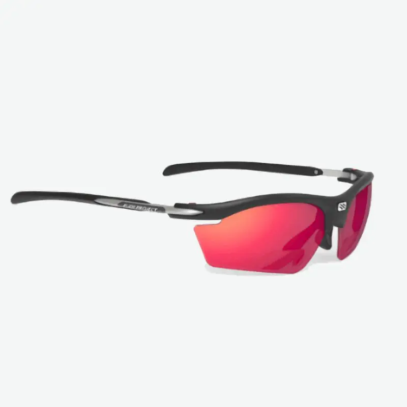 RUDY PROJECT RYDON READERS BLACK MATTE RX MULTILASER RED ABBIGLIAMENTO