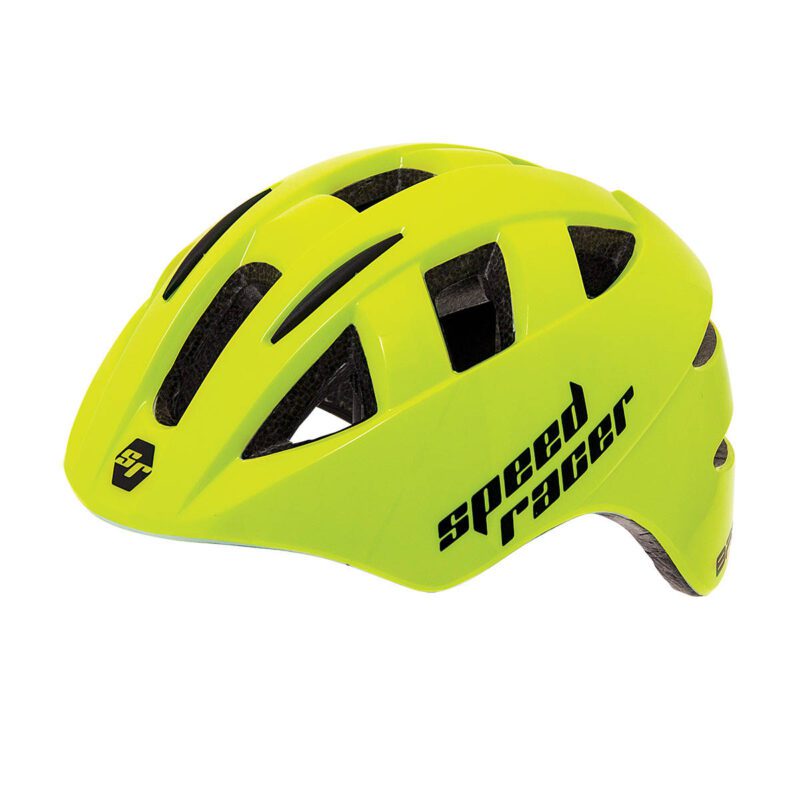 BRN CASCO BIMBO SPEED RACER GIALLO FLUO ABBIGLIAMENTO BRN CASCO BIMBO SPEED RACER GIALLO FLUO ABBIGLIAMENTO