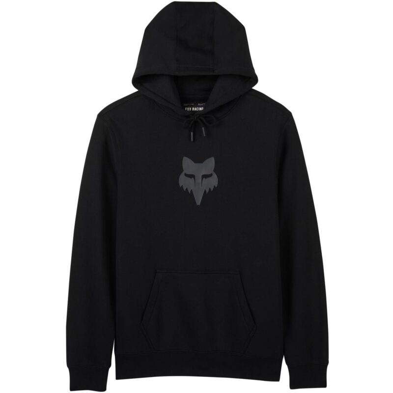 FOX FELPA HEAD CON CAPPUCCIO BLK-BLK ABBIGLIAMENTO