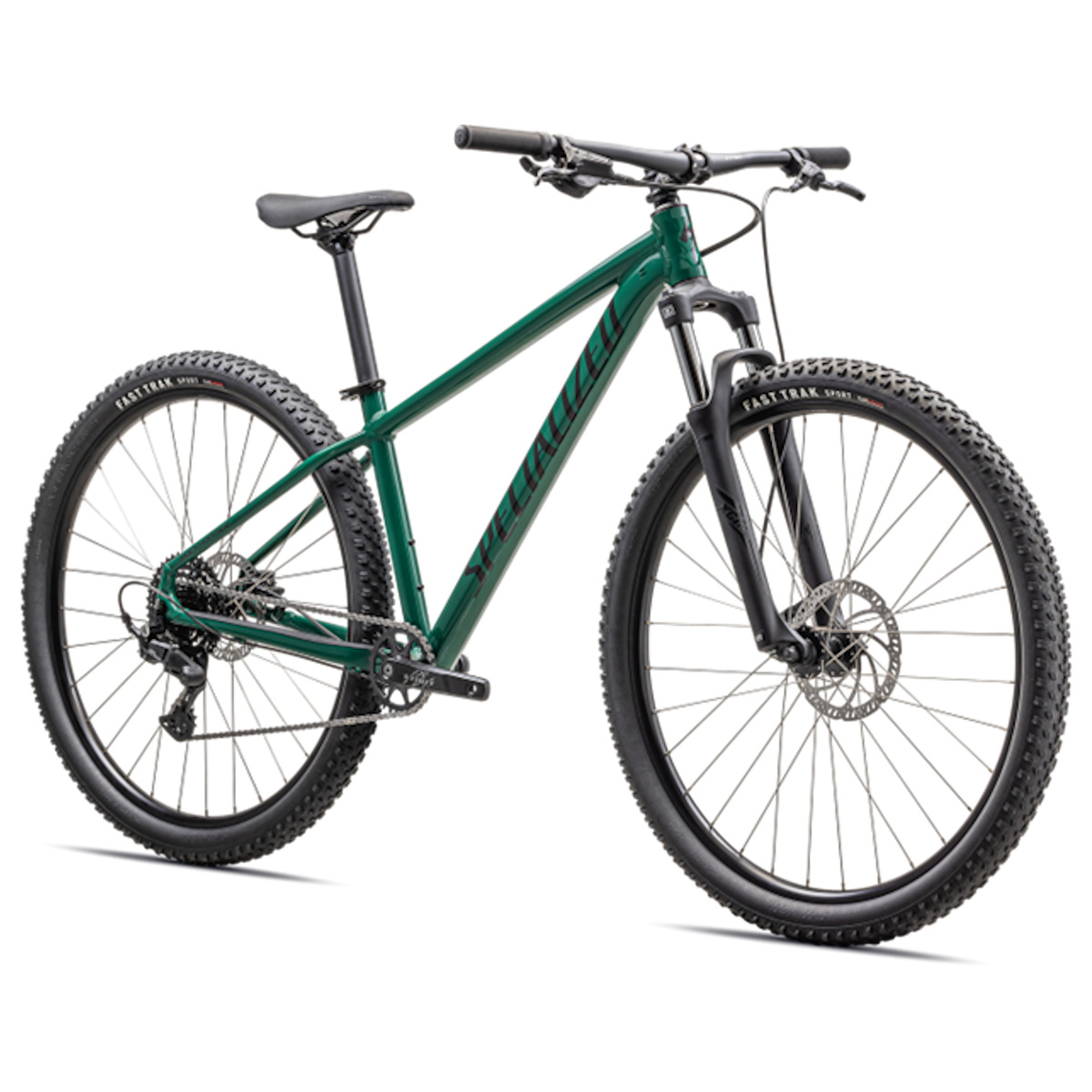 SPECIALIZED ROCKHOPPER SPORT VN GLOSS PINE GREEN / OBSIDIAN BICICLETTE SPECIALIZED ROCKHOPPER SPORT VN GLOSS PINE GREEN / OBSIDIAN BICICLETTE