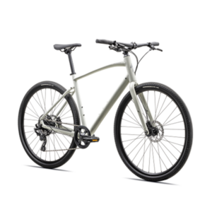SPECIALIZED SIRRUS X 2.0 GLOSS DUNE WHITE / DOVE GREY REFLECTIVE BICICLETTE