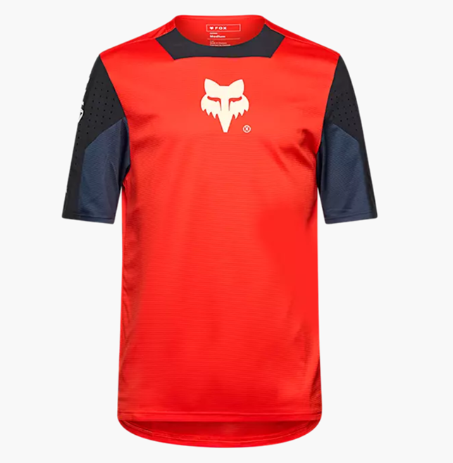 FOX MAGLIA DEFEND ELEVATED ROSSO FLUORESCENTE ABBIGLIAMENTO