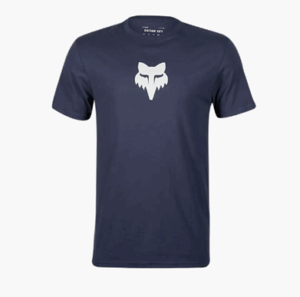 FOX T-SHIRT PREMIUM HEAD BLU NOTTE ABBIGLIAMENTO FOX T-SHIRT PREMIUM HEAD BLU NOTTE ABBIGLIAMENTO