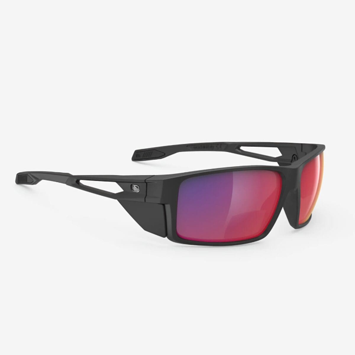 RUDY PROJECT NYAD READERS BLACK MATTE RX MULTILASER RED