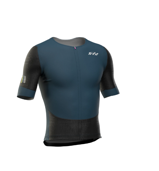 TO FIT MAGLIA MANICHE CORTE EVOLUTION VARIANTE RANGE BLU ABBIGLIAMENTO