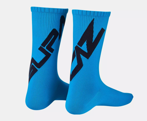 CALZE SUPACAZ SUPASOX TWISTED BLACK/NEON BLUE ABBIGLIAMENTO CALZE SUPACAZ SUPASOX TWISTED BLACK/NEON BLUE ABBIGLIAMENTO